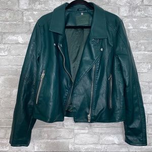 Blanknyc moto jacket green Size XL